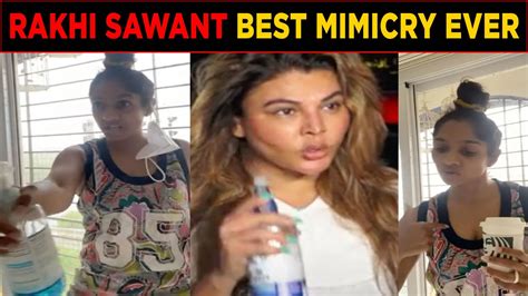 Johny Lever Daughter Jamie Lever Mimics Rakhi Sawant😂best Mimicry Video