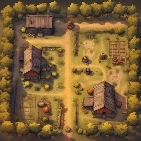 Farm Battle Maps Dnd Battle Map Pathfinder D D Battlemap