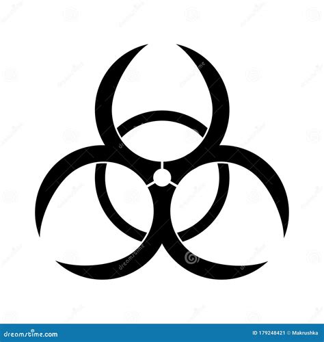 Symbole De Avertissement Biodanger Ic Ne De Danger Chimique Isol