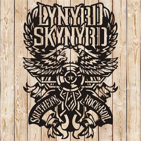 Lynyrd Skynyrd Logo Vector Cutting File