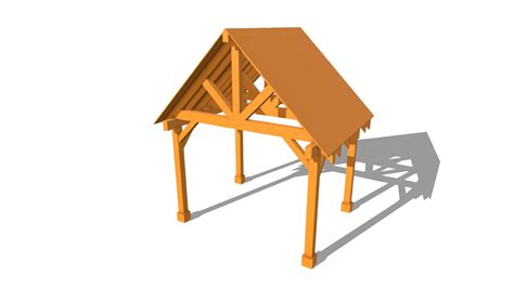 Custom Thick Timber Toledo Pavilion 3d Model By Conceptual