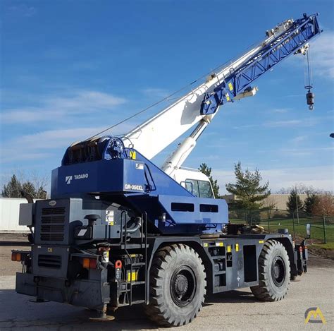 T Tadano Gr Xl Rough Terrain Crane For Sale Or Rent Hoists