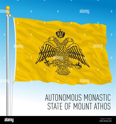 Flag of mount athos Stock Vector Images - Alamy