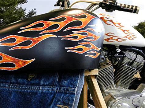 Compare Price: flame decals for motorcycles - on StatementsLtd.com