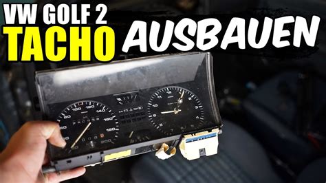 Vw Golf Tacho Ausbauen Wechseln Tutorial Anleitung Neue Ze