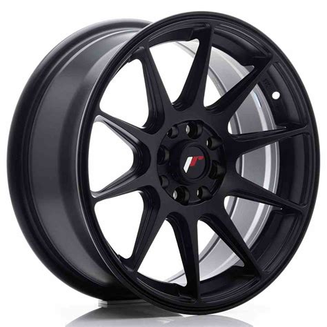 Japan Racing JR Wheels JR11 16x7 ET30 4x100 4x114 3 Black JDMDistro