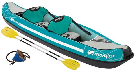 Sevylor Madison Kit 2 Person Inflatable Kayak Paddles Pump Boat