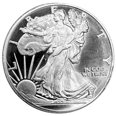 Walking Liberty 1 oz Silver Round - HM (New) - Hero Bullion