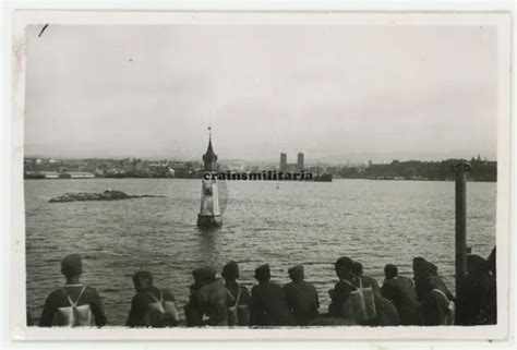 Orig Foto Soldaten Schiff Boot Im Hafen Oslo Norwegen Eur