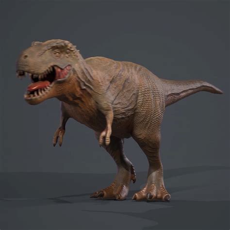 Artstation T Rex 3d Modeling