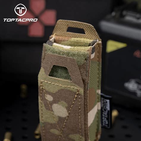 Toptacpro Tactical Laser Cutting Camo Magazine Carrier Pouch Single Mag