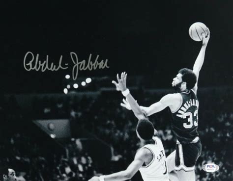 Kareem Abdul-Jabbar Autographed Signed Kareem Abdul-Jabbar Autographed 11X14 Photo PSA/DNA COA ...