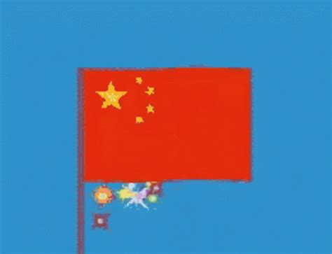 China Flag Waving GIF - China Flag Waving Sparkling - Discover & Share GIFs