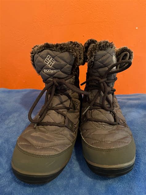 Columbia Womens Heavenly Shorty Omni Heat Snow Boot Quarrydovegray Size 85 M Ebay