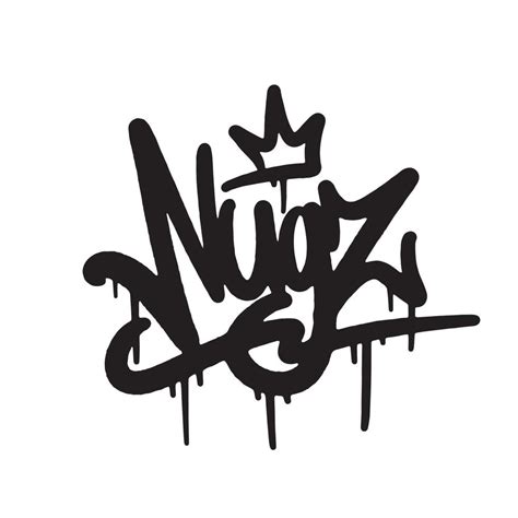 nugz graffiti font word street art weed vector graffiti tagging 20548262 Vector Art at Vecteezy