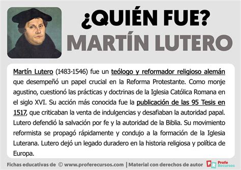 Quién fue Martín Lutero