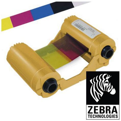 Ruban Couleur Zebra Pour ZXP3 YMCKO 200 Faces