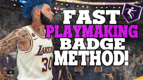 Fastest Playmaking Badge Method In Nba 2k20 How To Get Playmaking