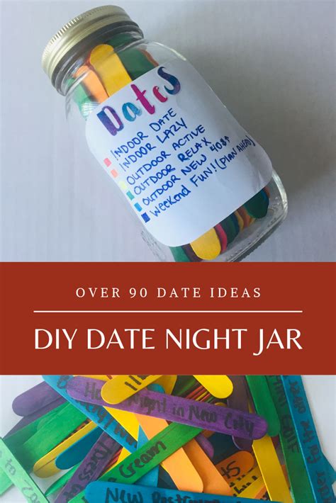 Date Night Jar Ideas Printable - Printable Word Searches