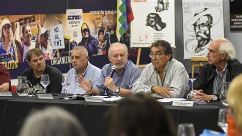 El Frente Anti Milei Sigue Avanzando Acto Conjunto De Las Dos CTA Y La