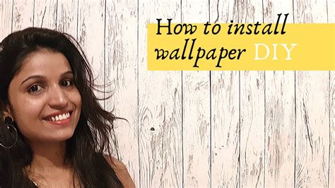 Do It Yourself Wallpaper Installation How To Install Wallpaper Youtube