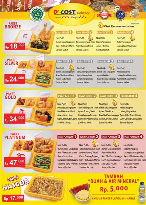 Daftar Harga Menu Dcost Seafood Dan Cara Delivery Harga Menu