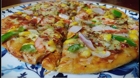 Pizza Recipe Home Made Pizza Pizza Without Oven Wheat Pizza Pizza No Oven No Maida No