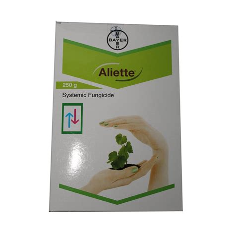 Chemical Grade Bayer Aliette Systemic Fungicide Fosetyl Al 80 Wp 80 Ww 250gm Target Crops