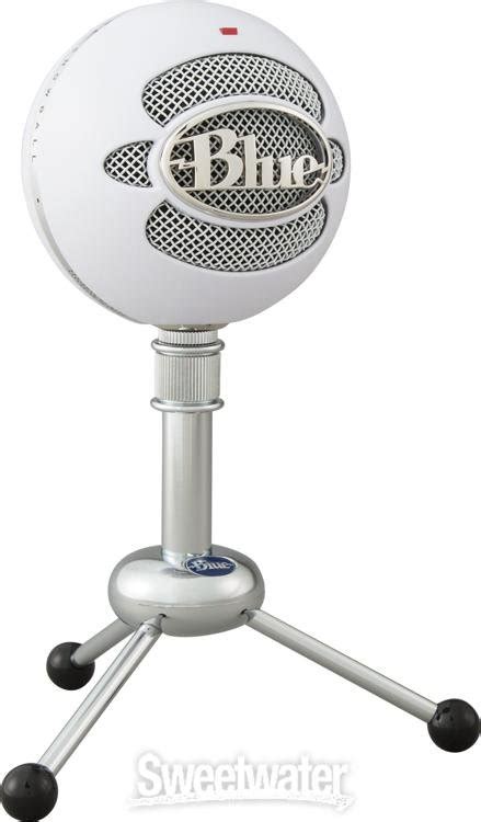 Blue Microphones Snowball USB Mic With Tripod Stand Textured White