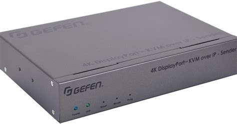 Gefen K Displayport Kvm Over Ip Transmitter Ext Dpka Lans Tx