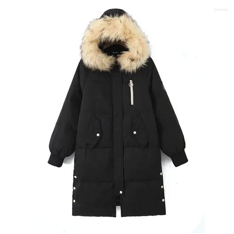 Abrigos De Trinchera Para Mujer Invierno Mediados Parkas Largas