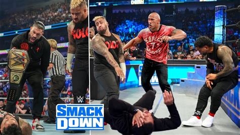 The Rock Returns To Help Jey Uso Against Roman Reigns And Solo Sikoa