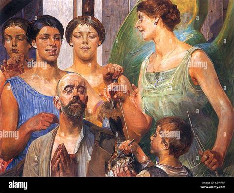 Malczewski Jacek Tobiasz I Parki Stock Photo Alamy