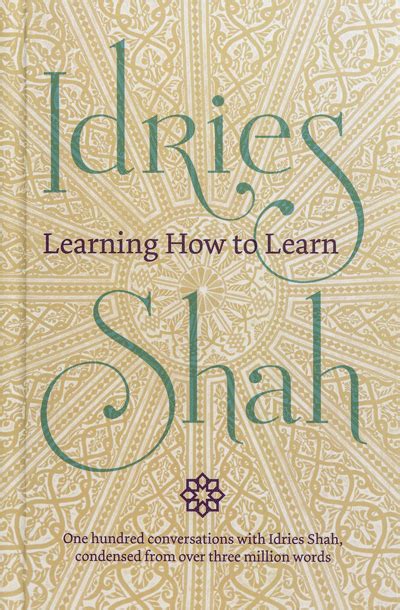 Learning How To Learn By Idries Shah The Idries Shah Foundation