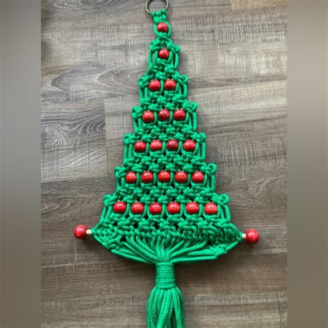 Wall Decor Macram Hanging Christmas Tree Poshmark