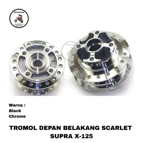 Jual Tromol Trombol Set Depan Belakang Supra X Double Dabel Dobel