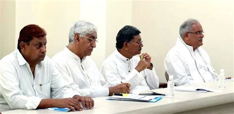 New Delhi : Chhattisgarh CM Bhupesh Baghel during a party meeting at AICC HQ