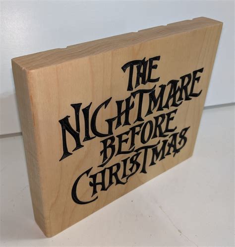 The Nightmare Before Christmas Desk or Wall Decoration - Etsy