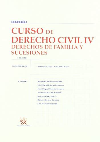 Curso De Derecho Civil Iv Derechos De Familia Y Sucesiones De Francisco