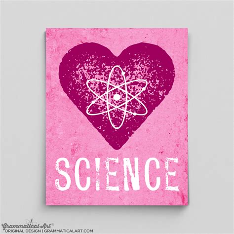 Love Science Print | Grammatical Art