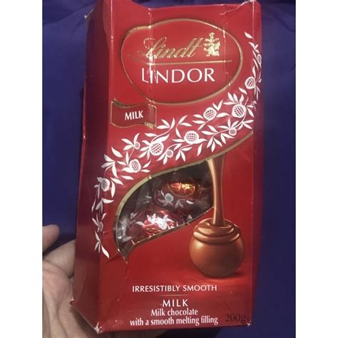 Lindt Lindor Milk Chocolate 200g Shopee Philippines