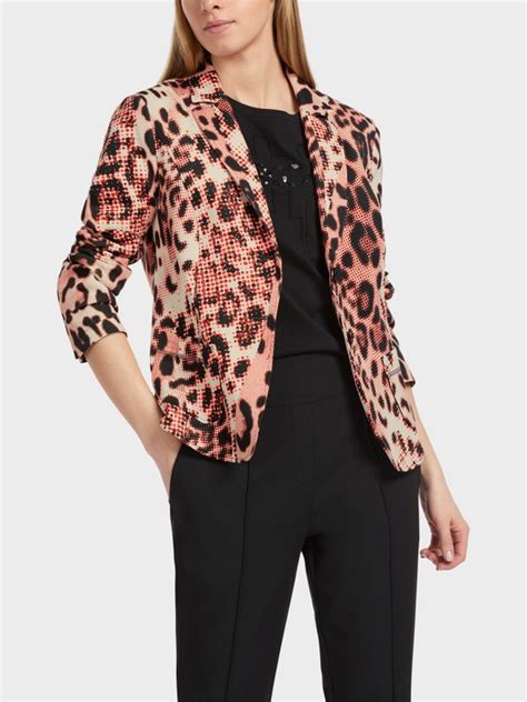 Blazer Mit Leo Print Marc Cain De