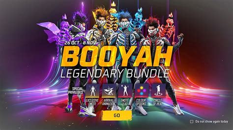 Booyah Bundle Return Free Fire Max Youtube