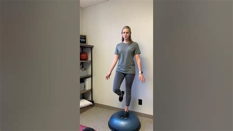 Bosu Single Leg Balance Youtube