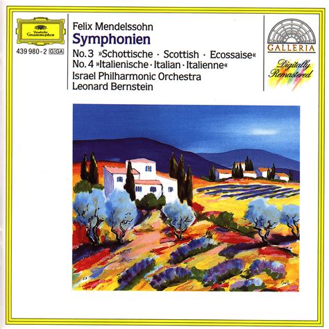 Mendelssohn Symphonien No Bernstein Insights