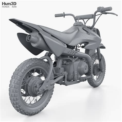 Honda CRF50F 2004 3D model - Vehicles on Hum3D