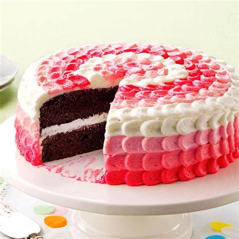 Cake with Buttercream Decorating Frosting Recipe | Taste of Home