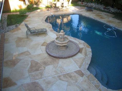 20 Fresh and Natural Pool Deck Stone Inspirations