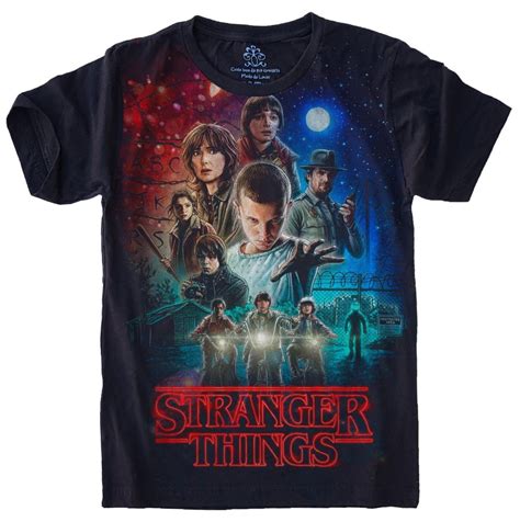 Camiseta Stranger Things Série Elo7 Produtos Especiais