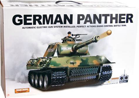 Rc Panzer Panther Super Pro Heng Long Rauch Sound Metallgetr